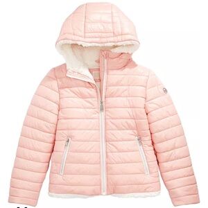 Michael Kors Blush Quilted Outerwear Light Pink Puffer